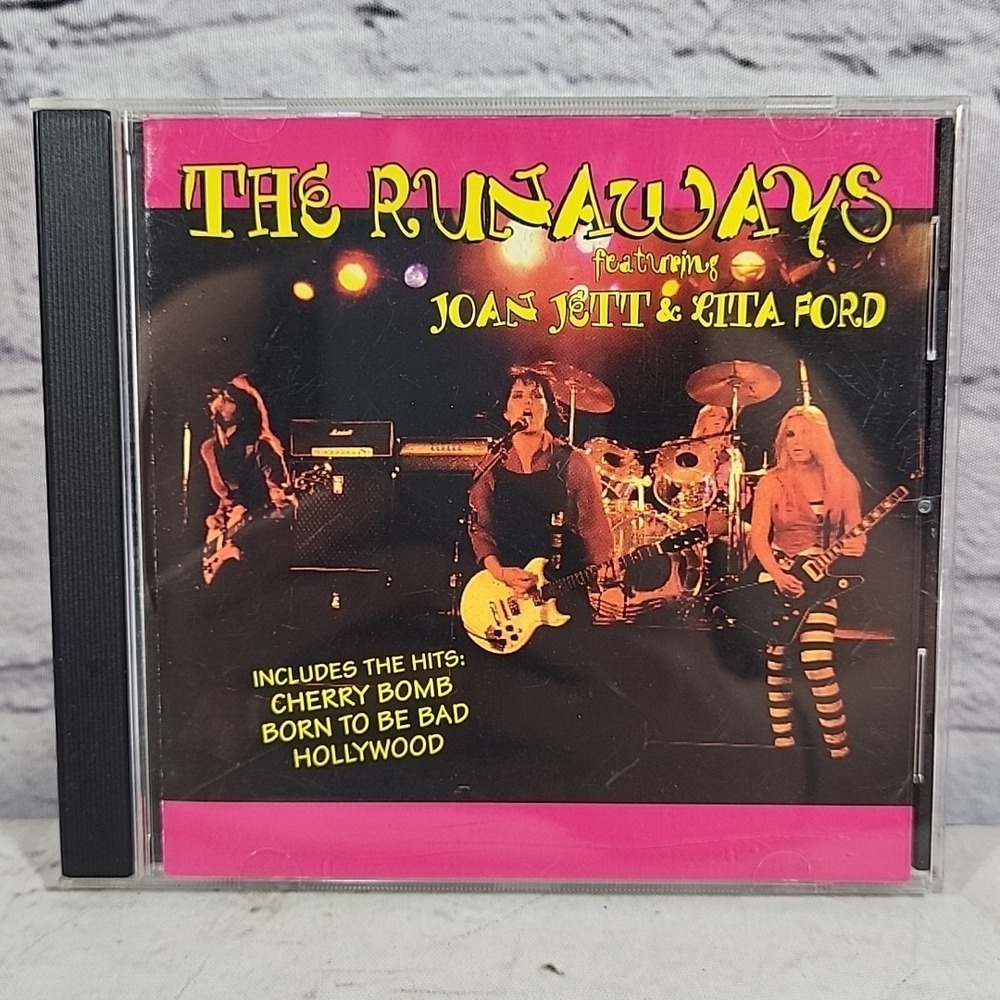 THE RUNAWAYS Featuring Joan‎ Jett Lita Ford Compilation CD Rare Cherry Bomb